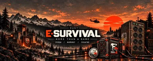 截图 1. E-SURVIVAL x2 Modded | Solo/Duo/Trio | Mining | Вайп 01.10